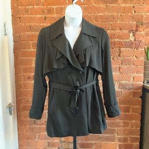 Bar III Black Trench coat